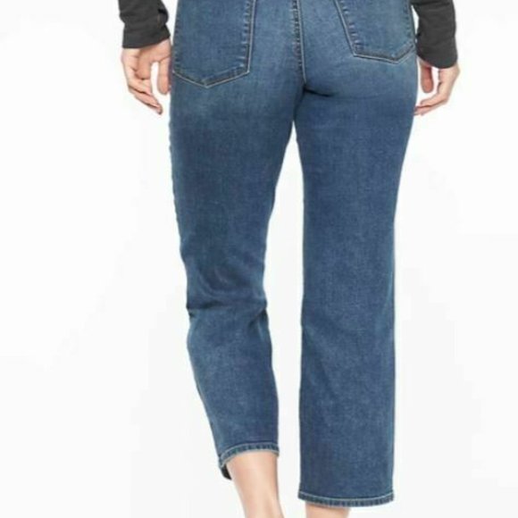 Athleta Sculptek Slim Straight Jeans In Lapis Wash - Picture 3 of 16
